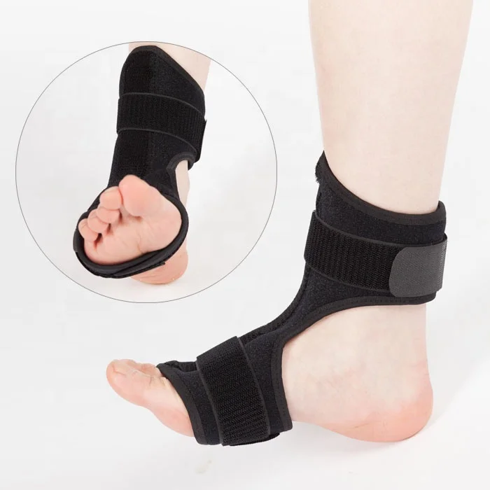 

Plantar Fasciitis Foot Drop Brace Night Splint Dorsal Foot Brace For Heel Pain Relief, Black,or customized color
