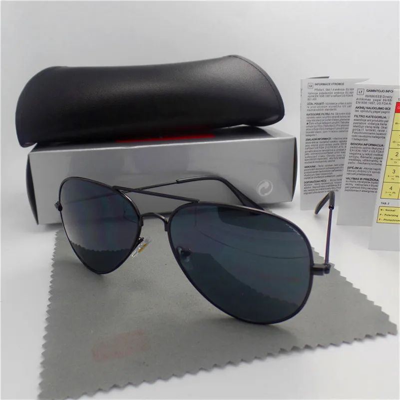 

Sunglasses Ray Band Aviation Sun Glasses Brand designer Sunglasses Men Women UV400 Fashion Cheap Sport Sunglasses with Box