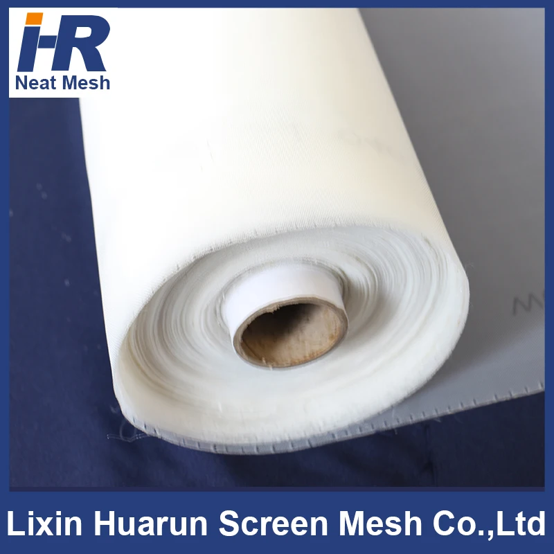
2020 HuaRun Switzerland silk bolting cloth/silk screen/polyester screen printing mesh For Manual Screen Printing Machine 