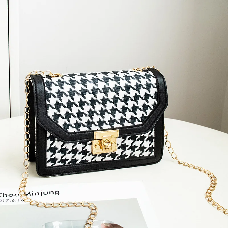 

Fashion all-match single shoulder messenger bag women retro chain hand bag, As the picture