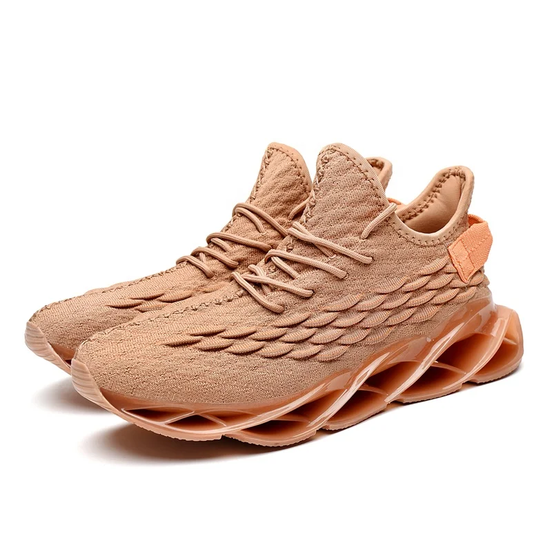 

2021 Brand Logo Custom High Quality Us 13 Eu 47 Big Size Fashion Knitting Sports Sneakers Sport Blade Shoes For Men, Grey,white,black,pink