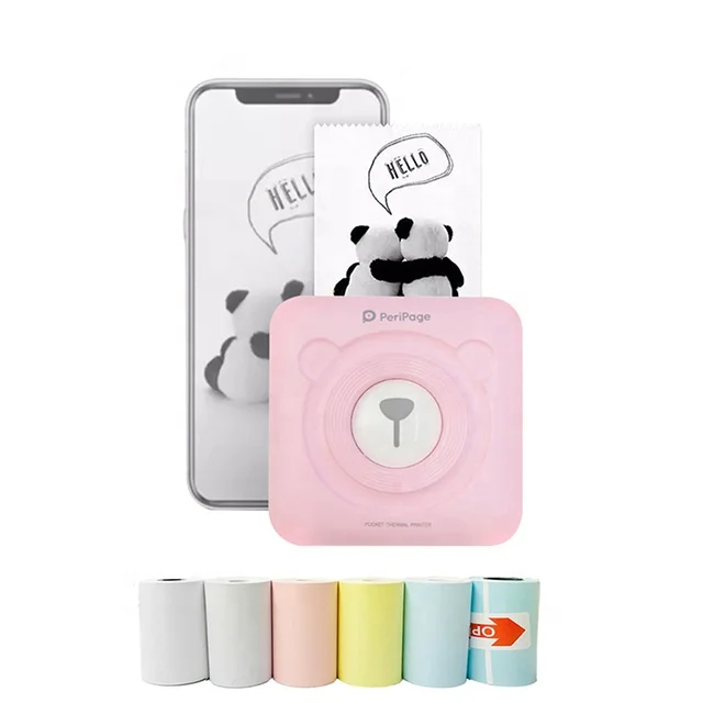 

57*30mm pocket portable smart mini thermal photo printer impresoras portatiles