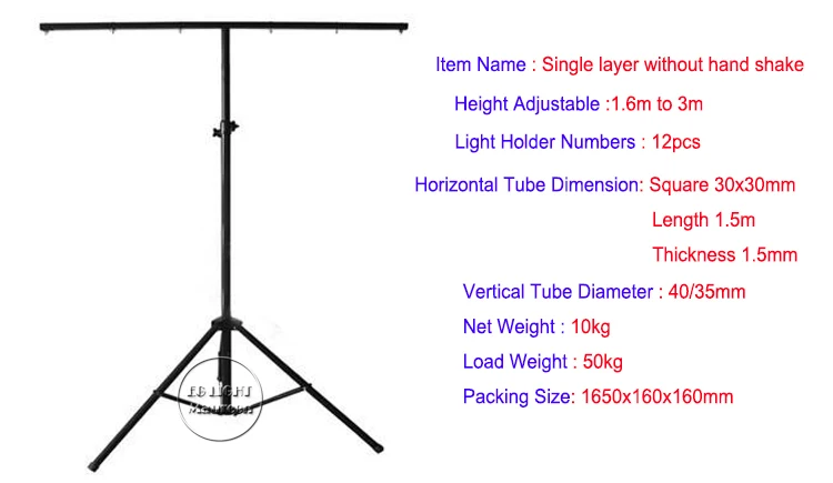 led par light stand truss