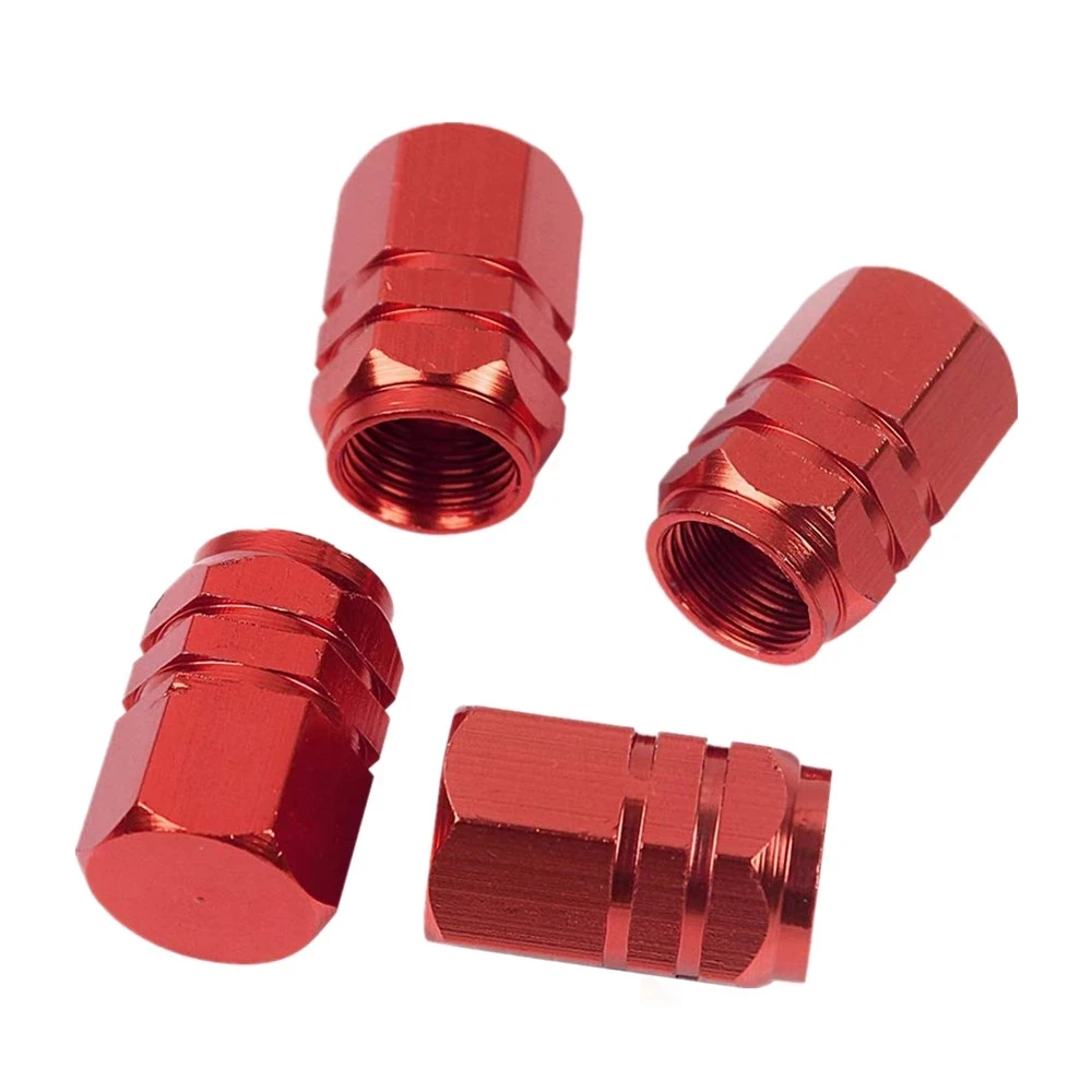 

4pcs New Style Car Refitting accessories Sticker case Car Bicycle Motorcycle Wheel Tyre Tire Air Aluminum Alloy Valve