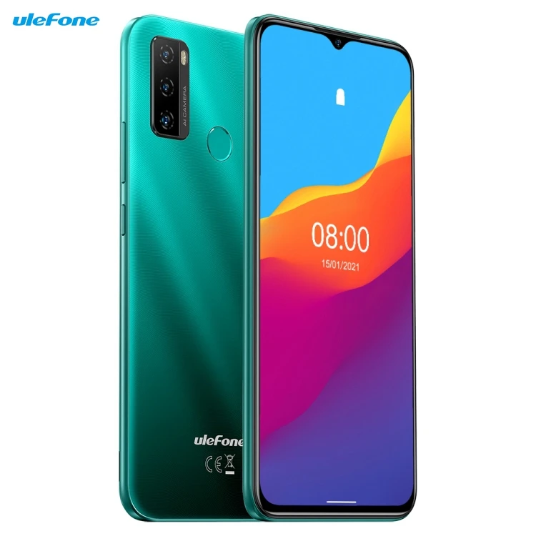 

New Original Ulefone Note 10 2GB+32GB 6.52 inch Android 11 GO UNISOC SC9863A Octa Core Ulefone Note 10 Mobil Phone