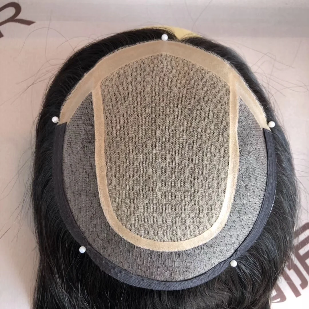 

women's topper of blonde color brown hair for Jews and white people