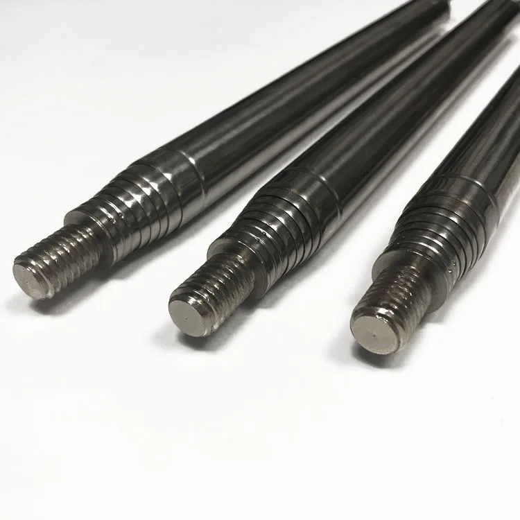 Two slots strong Stainless steel telescopic extension rod with male thread