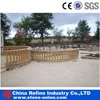 Home decoration small beige marble pillars and columns