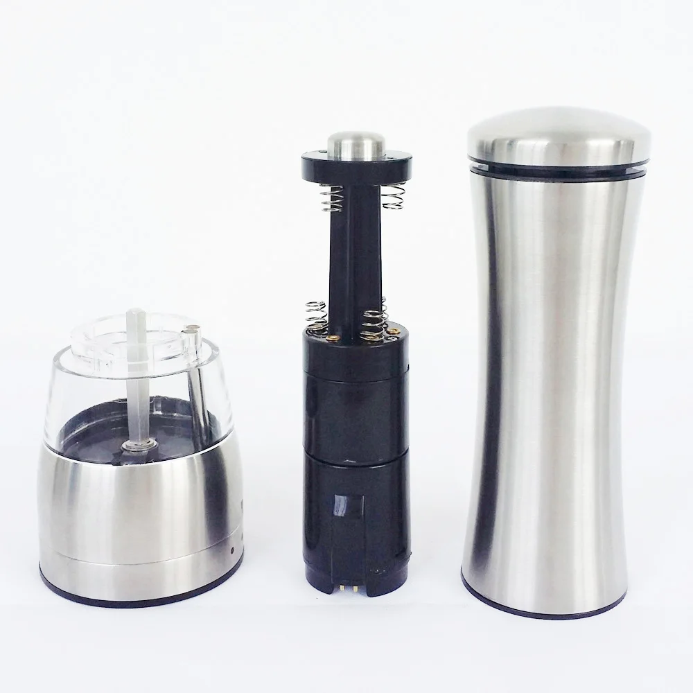 

Retirement Helloween New Product Metal Electric Gravity Salt And Pepper Grinders Grinder Set