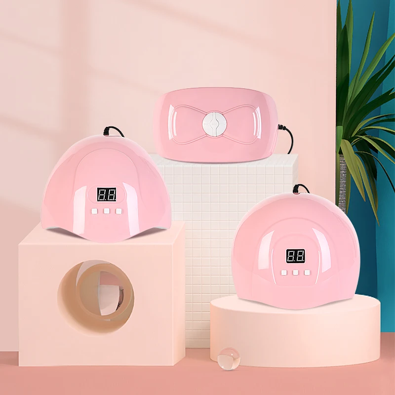 

Wholesale Sun Gel Pink Series LED Nail Gel UV LED Lamp Light 54W New style Automatic Sensor Nail Gel UV Lamp nails, Customized