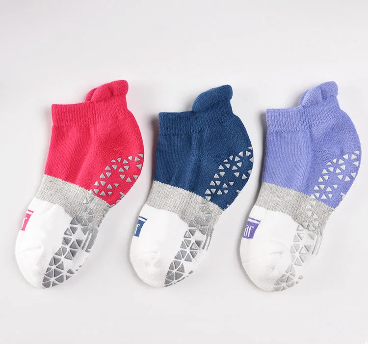 Pilates Toeless Organic Bamboo Women Custom Non Slip Anti-Slip Wholesale  Yoga Socks 