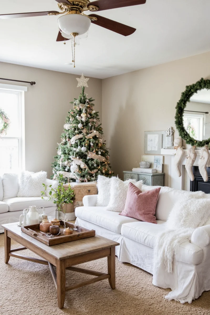 10 jingle proof tips for christmas decor in the living room that s actually family friendly