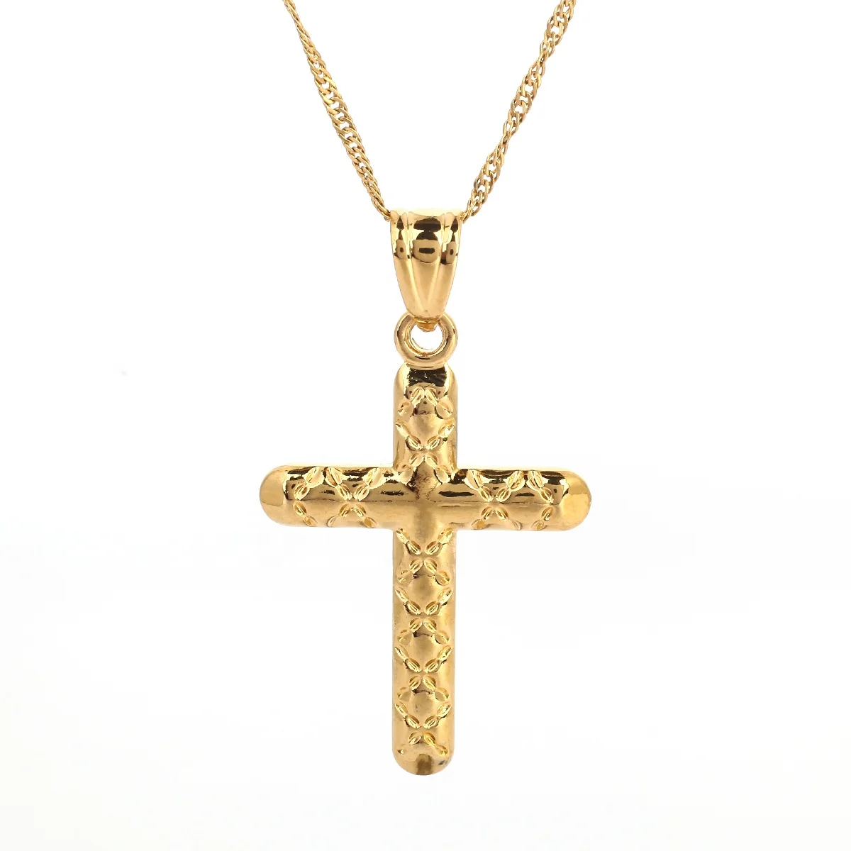 

Jesus Cross Pendant Necklace Fashion Christian Crucifix Religious Cross Jewelry
