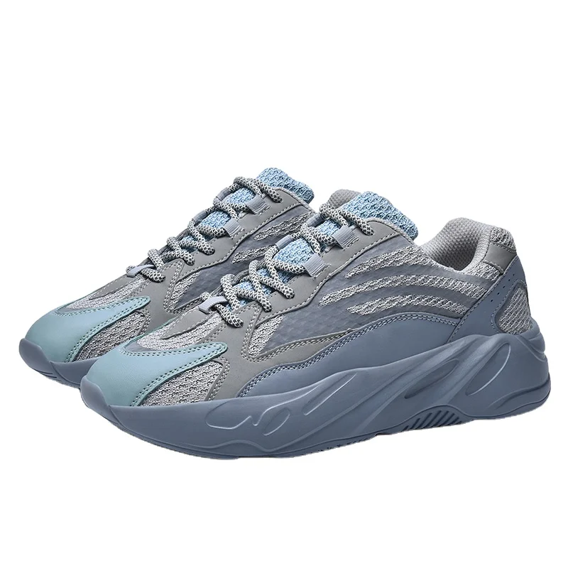 

Original yeezy 700 fashion breathable running shoes sports shoes casual shoes, Black