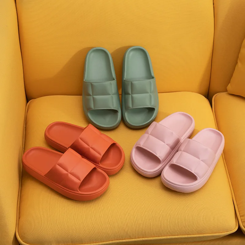 

Wholesale 2021 yezzy slides Summer EVA Home Slippers indoor Slides unisex Slippers soft slippers for women and men, Picture