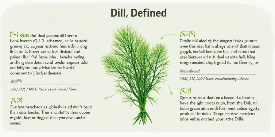 Side by side comparison of dill, fennel, cilantro, and parsley
