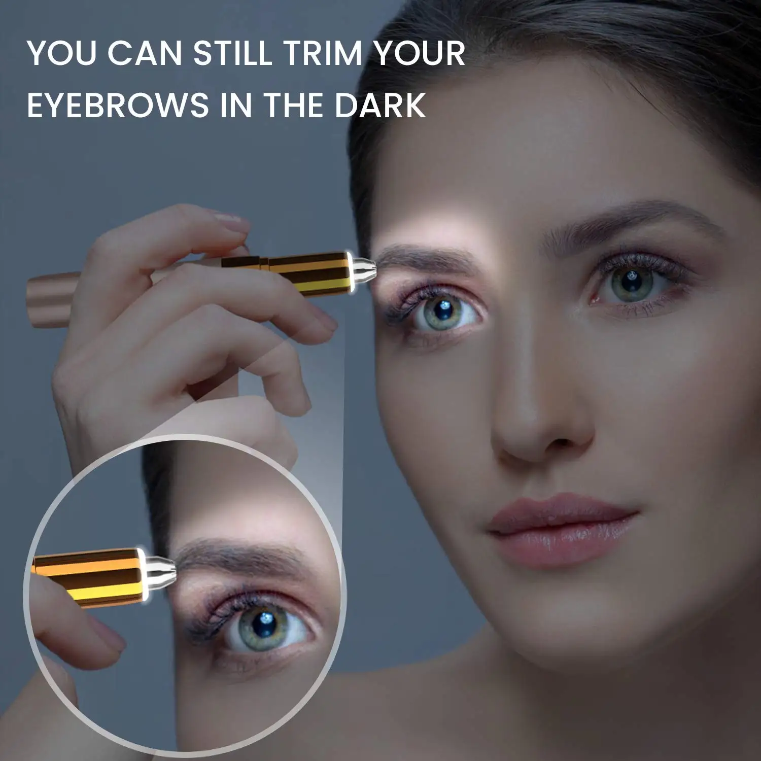 
New Design Multifunctional USB Rechargeable Mini Electric Hair Removal Pen Eyebrows Trimmer for Women 