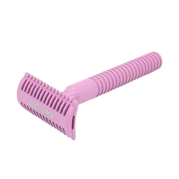 

Ready to ship Lavender Purple Color Brass Handle Lady Shaving Razor