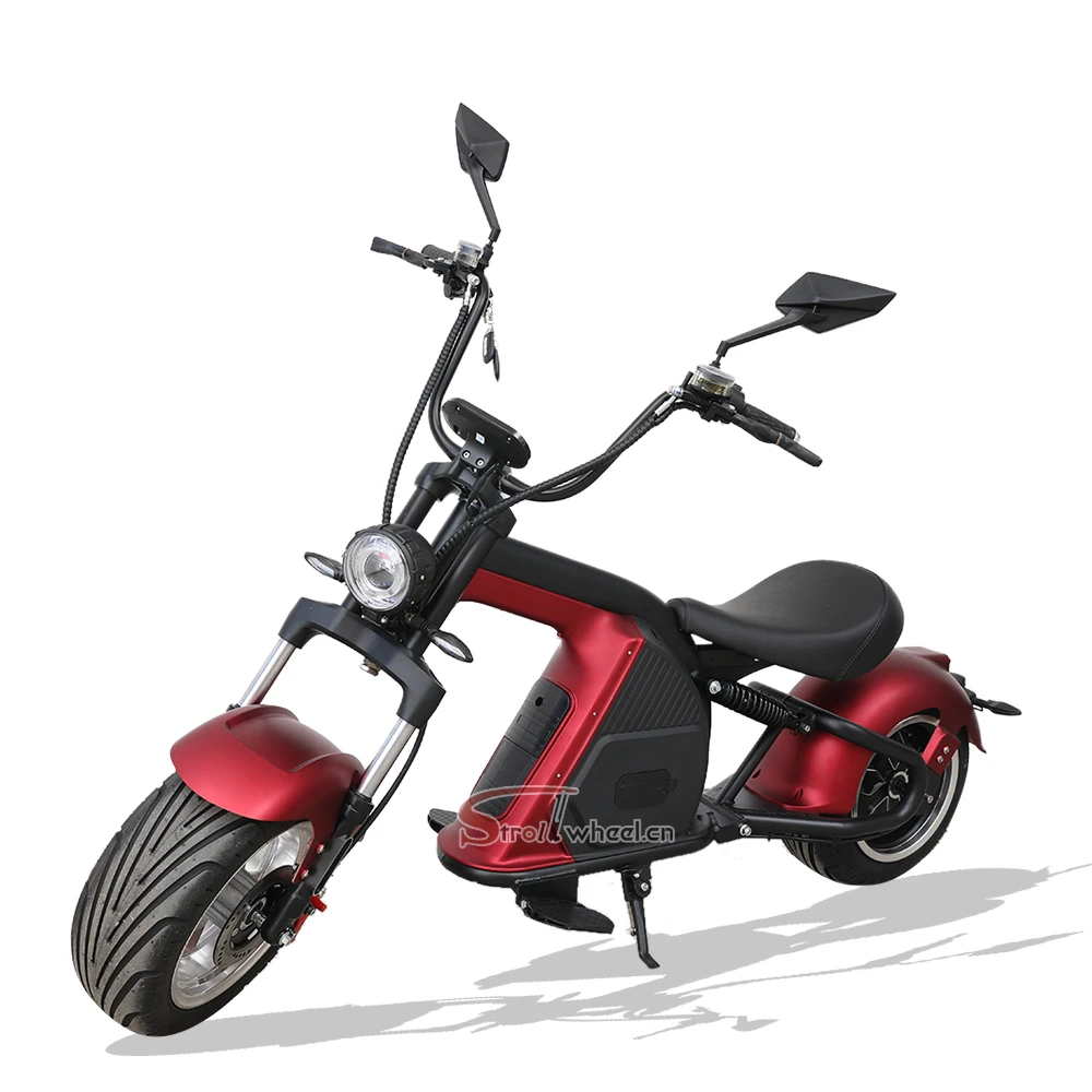 

Holland warehouse big wheel citycoco electric scooter EEC COC approved electric citycoco 2 ruote scooter, Red, black, blue, matte red, white.