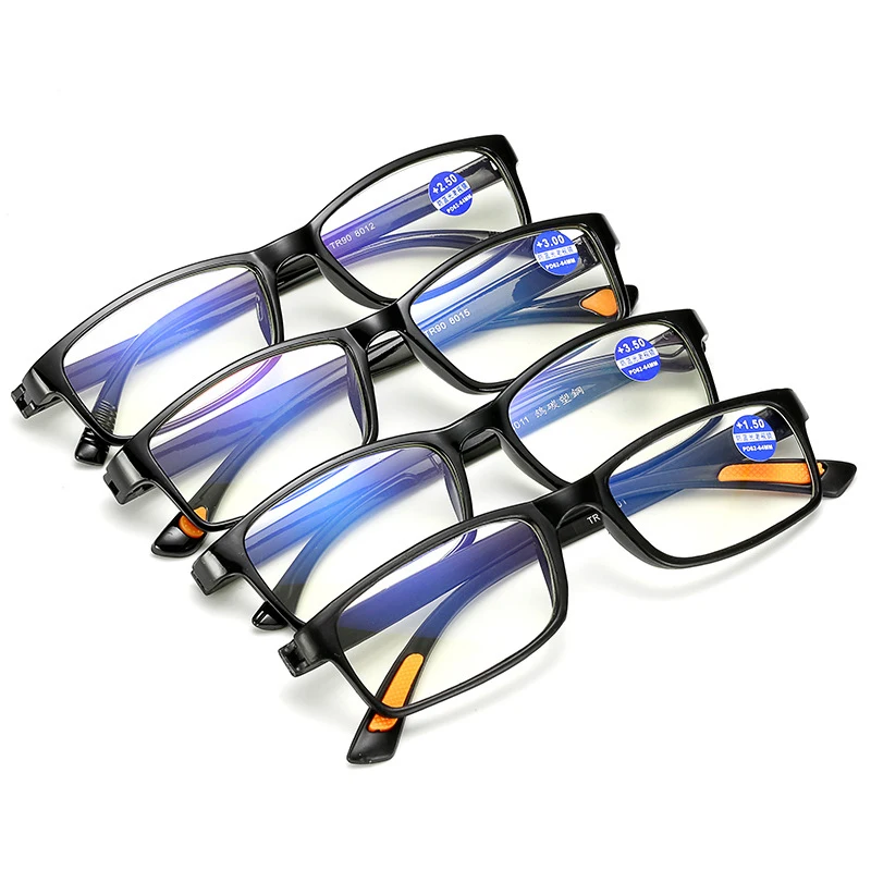

2021 Fashion Anti Blue Rays Reading Glasses Brand Design Classical Presbyopia Ultralight Fashion Women High Quality Glasses, Customize color