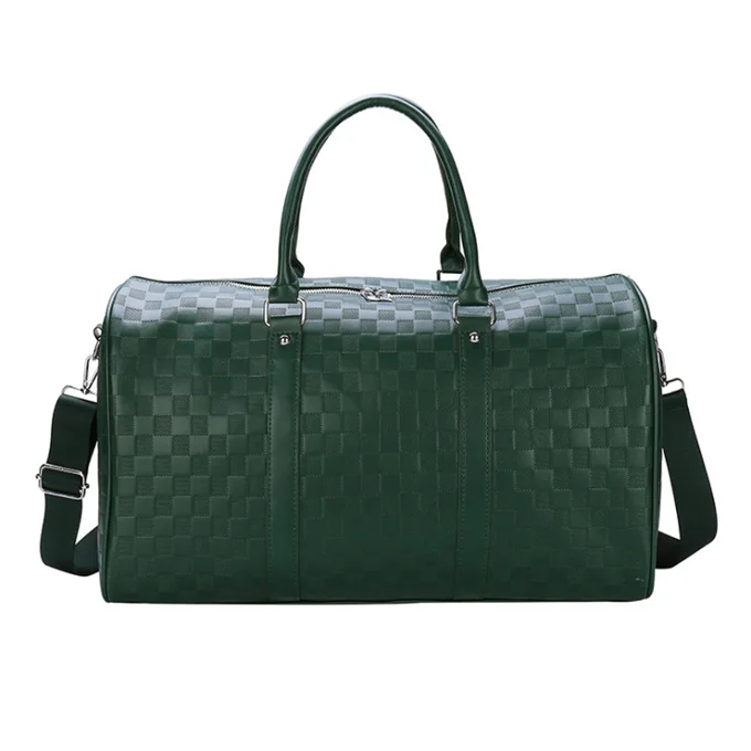 

Weekend Travel Leather Bag Overnight Duffel Waterproof Bags Tote Carryon Luggage Gym Bag for Men&Women, Blue,black,green,brown