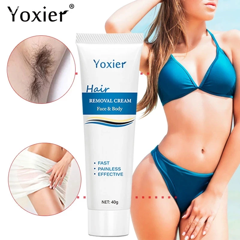 

Natural Non-Irritating Moisturizing Body Face Hair Removal Cream Permanent For Men