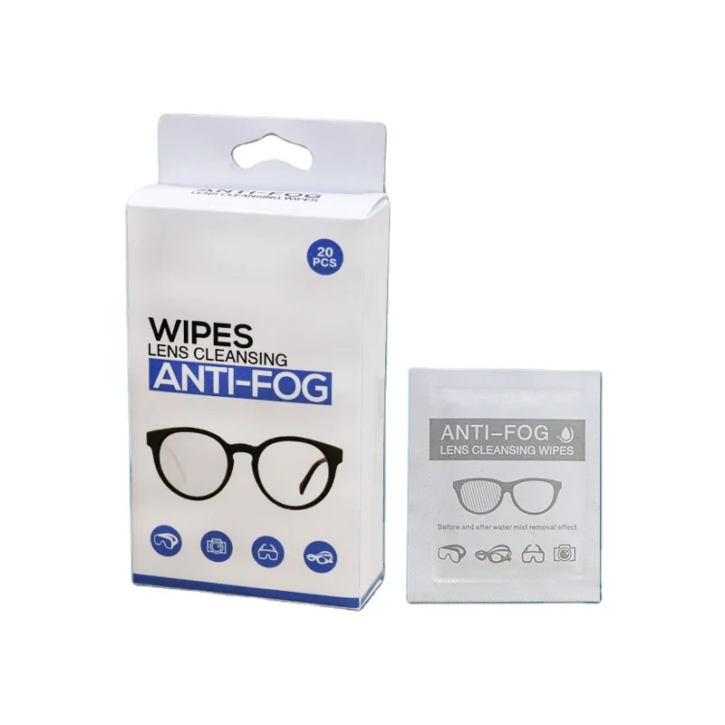 

Anti Fog Eyeglass Wet Wipe Lens Antifog Glass Cleaning Wet Wipe, Anti Fog Wet Tissue, Customized color