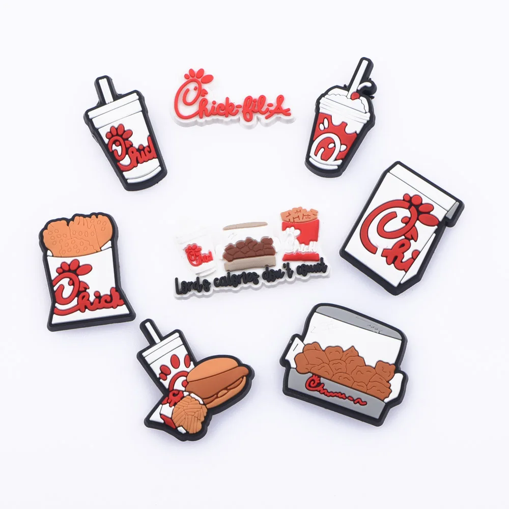 

Christmas 2021 New sorority chick fil A for sell college sign charm for clog shoes clog croc charms, Customized