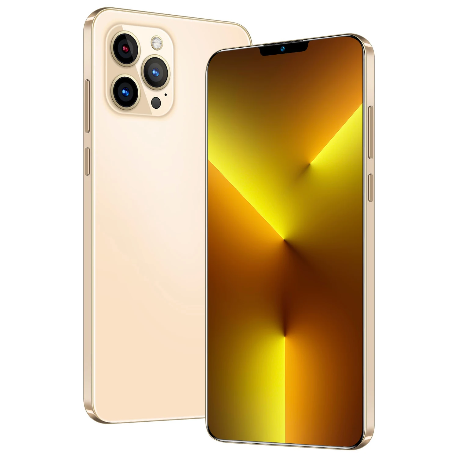 

New 100% original 7.5 inch Screen Android phone 16+512GB Wifi camera GPS 3 sim card i13pro mobile phones