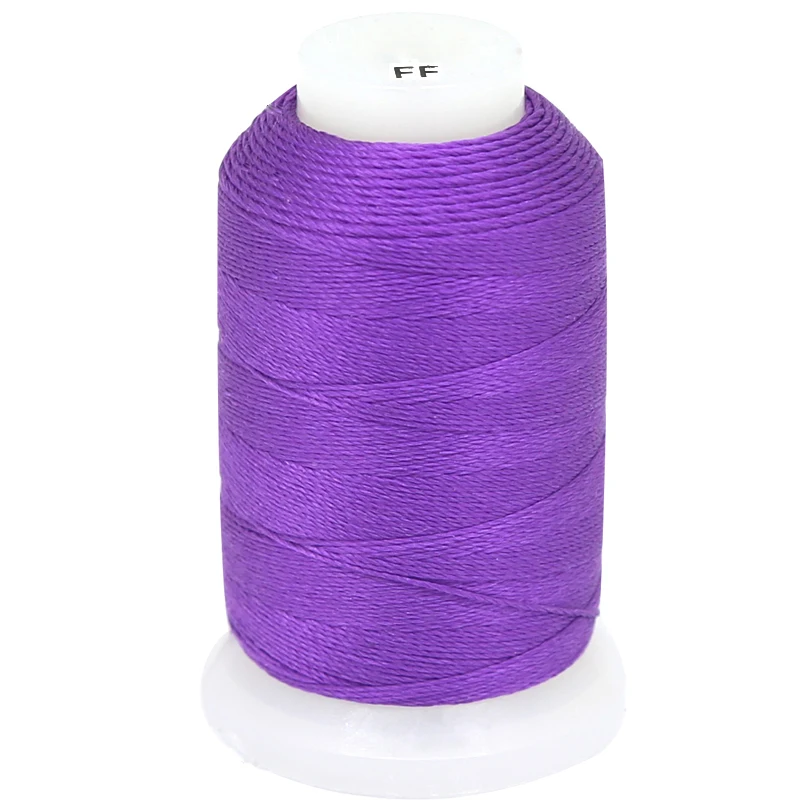

115Yards Handmade Customizable Process Line Multicolor 100% Natural Purple Silk Cord
