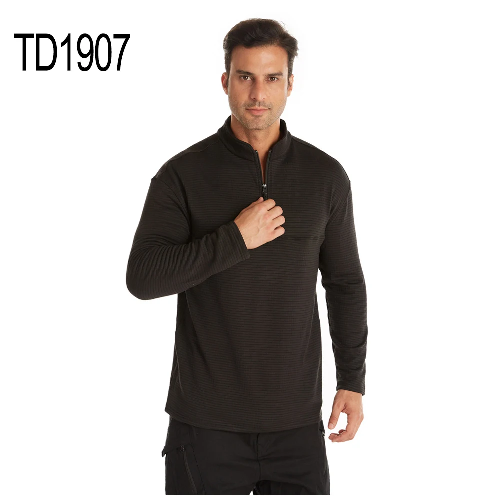 

Men's Breathable Fleece Shirt Army Tactical Combat Shirt Hiking Hunting Military Autumn Winter Body Warmer Inner Shirt Pullover