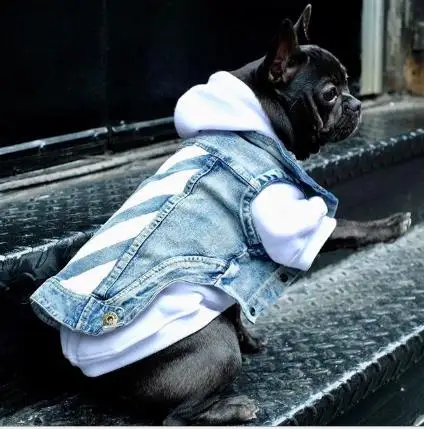 

New Design Hot Sale Dog Jeans Rompers Jeans Pants With Strap Pet Cowboy Vest Dog Clothes