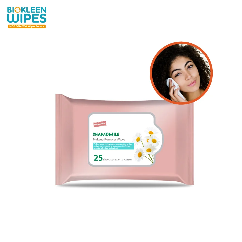 

Biokleen custmize makeup removal wipes private label makeup wipes individual makeup remover cotton pads for acne prone skin