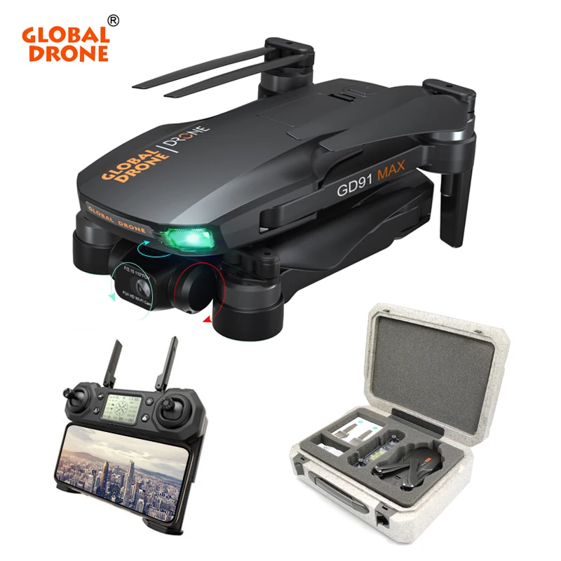 

2020 New arrival GD91 Max RC Drones Wifi 6K Professional Lens with 3-axis Gimbal GPS brushless motor vs Mambo Mavic Air 2