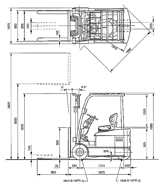 Chinese Diesel Forklifts Hydraulic Forklift 3 Ton 4 Ton 5ton Diesel ...