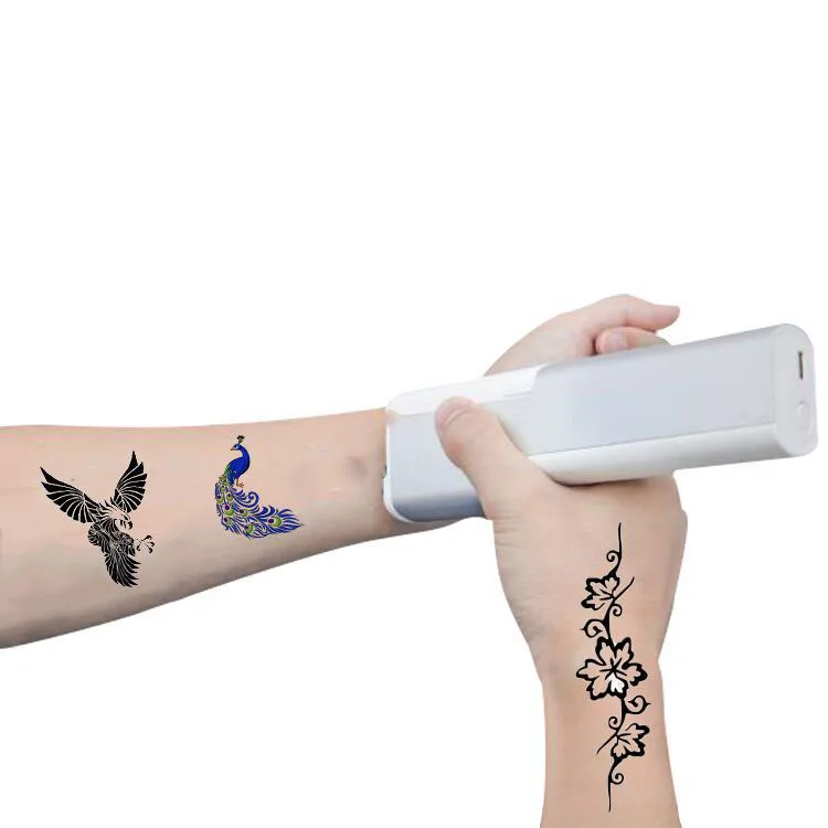 

Multifunctional Handheld Invoice Printer, Silver/pink
