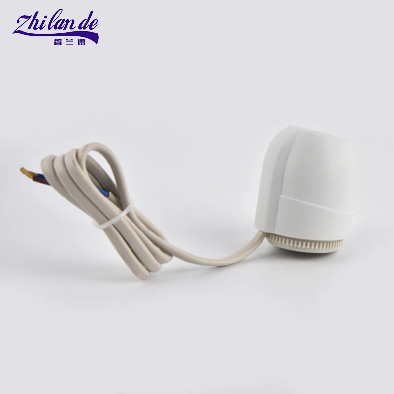 Electric Manifold Thermal Valve Actuator Floor Water Heating Thermostat Head With Actuators