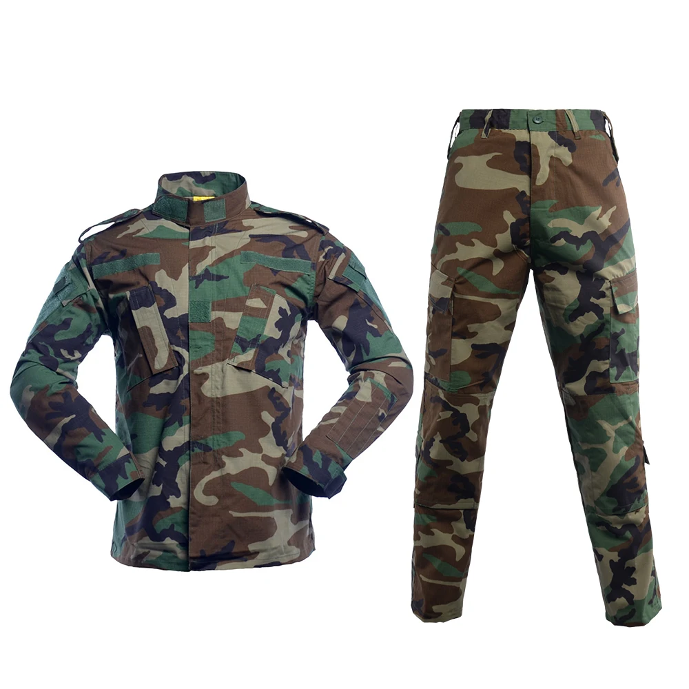 

yuemai military tactical combat TC 65/35 uniform ACU rip-stop high quality poly/cotton fabric military uniform, Customerized
