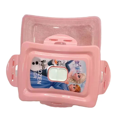 

Fashion Children's cartoon plastic lunch box boy and girl tableware