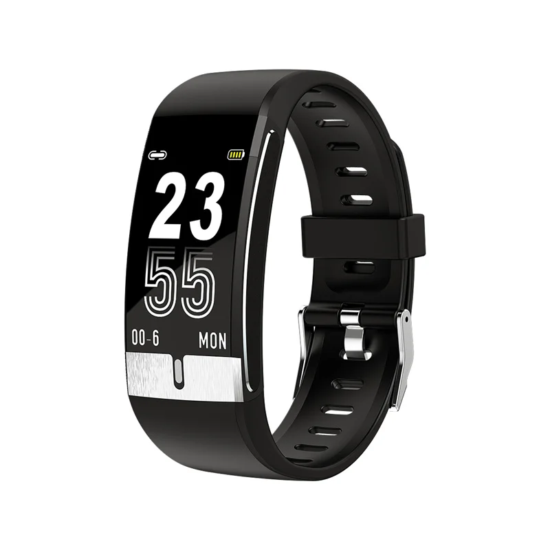 

JGo smart watch E66 ECG PPG IP68 waterproof body temperature monitor smart bracelet health thermometer sdk smartwatch