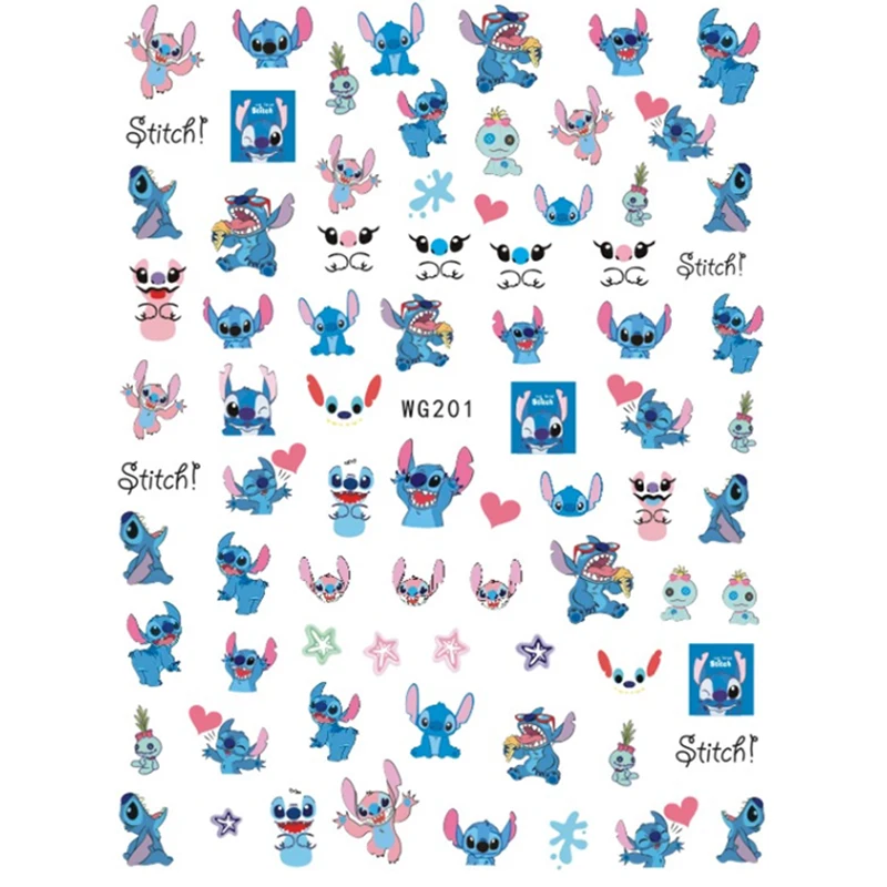 

Anime Nail Stickers 3D Popular Design Cute Decoration Kawaii Accessories Manicure Nails Art 2021 Japanese Geometry Children Kids