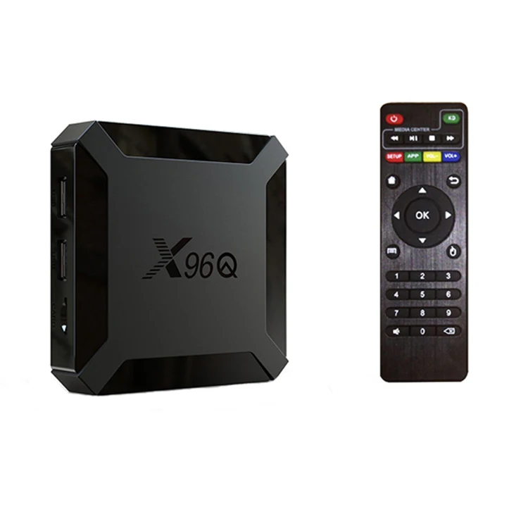 

Tv Box Android 10.0 X96Q with factory price Quad Core 2.4G 4k 1GB 8GB / 2GB 16GB smart tv android ott box in Set Top Box