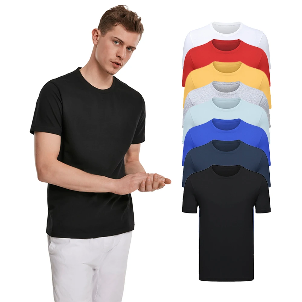 

Anti-Pilling Quick Dry Breathable Blank Fashion Men Cotton TShirt