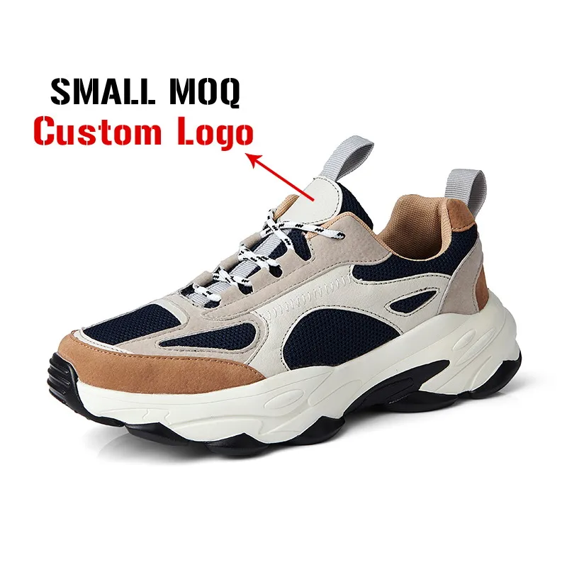 

2021 New Support Custom LOGO Fast Shipping Mens Running Sneakers Printing Fashionable Platform Soft Casual Shoes