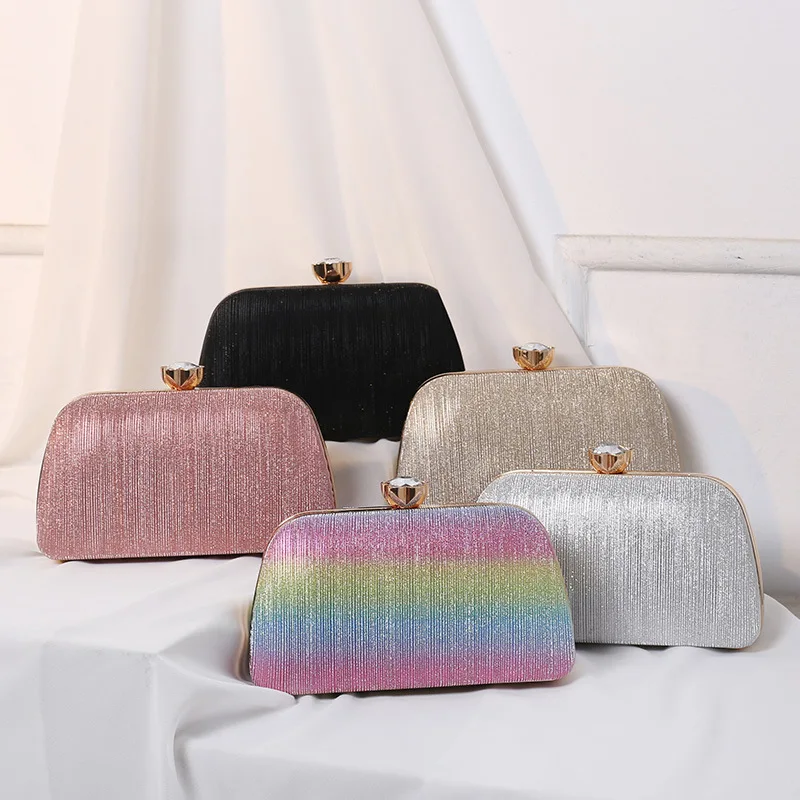 

xinyu 2024 New Cheap Price Latest PU Ladies Luxury Clutch Evening Bags Pillow Clutch Purse For Women