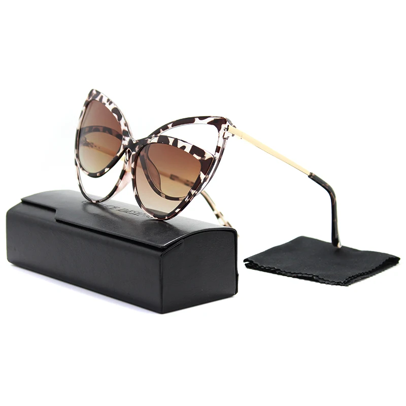 

Shades Retro Adults TR90 Polarized Anti-blue Light Metal UV400 Designer Magnetic Clip-on Clip on Sunglasses, 6colors