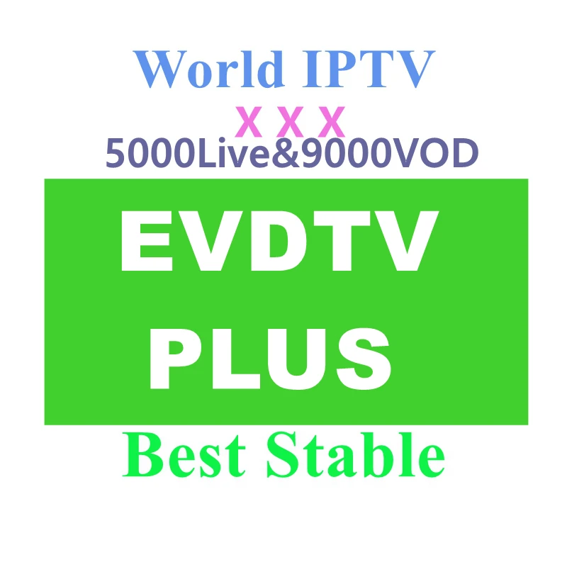 Evdtv Plus 5100 + Saluran 9000 + VOD IPTV Arab Europe Bahasa Jerman Inggris...