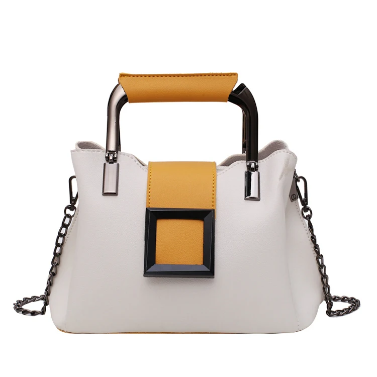 

2020 High quality Sac A Main New Korean Foreign Portable Chain Bucket Bag hang bag for women, 5 colors avilable
