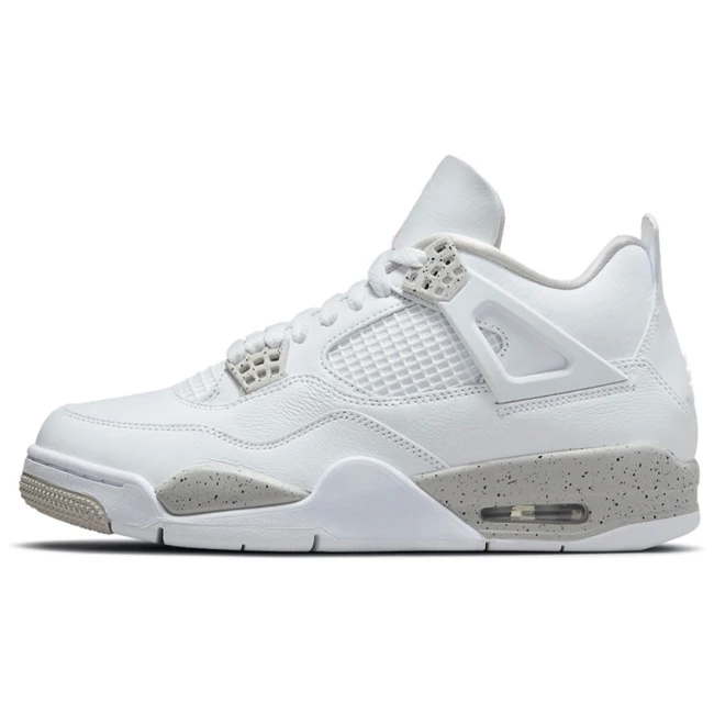 

4 White Oreo men women sneakers fashion casual sports shoes basketball shoes