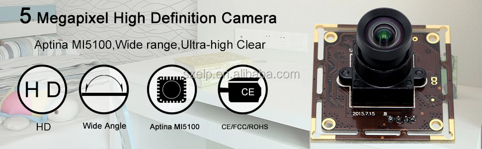 Elp Oem 5メガピクセルaptina Mi5100 Cmos Sensor Linux Android 5mp Usbカメラ モジュールとundistortionレンズドキュメントスキャナ Buy 5mpカメラモジュール アンドロイドusbカメラ Cmosカメラモジュール5mp Product On Alibaba Com